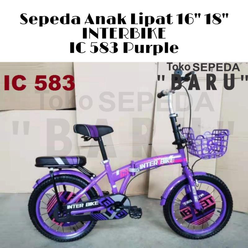 TB - Sepeda Anak Lipat INTERBIKE Ukuran 16
