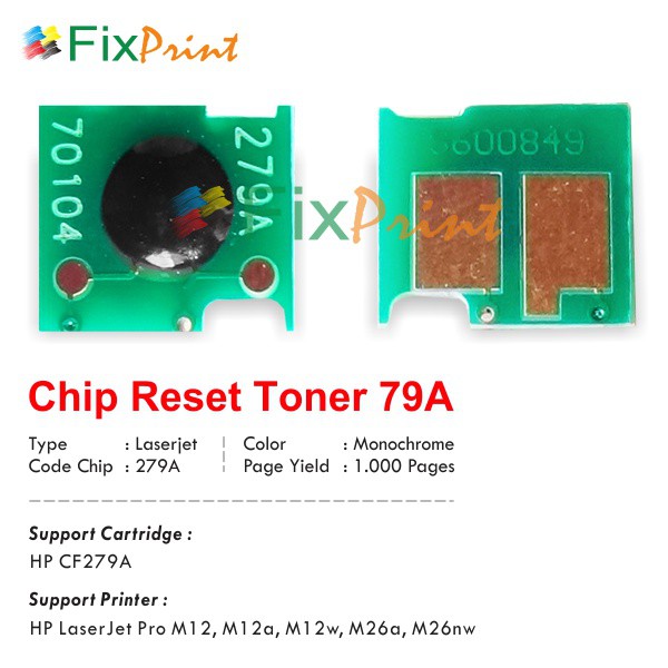 4 X Toner Reset Chip Cf279a For Hp Laserjet Pro M12w M12a Hp M26a M26nw 79a Other Printer Scanner Accs Computers Tablets Networking Worldenergy Ae