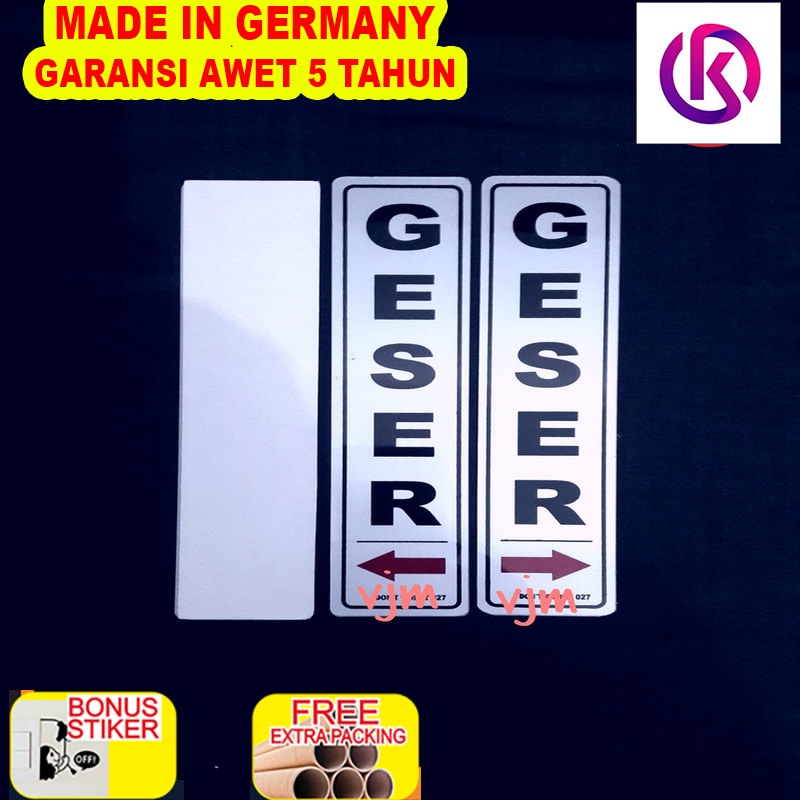 

Terlaris Plat GESER (195 x 45cm) warna hitam