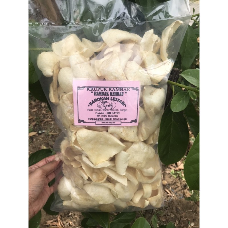 

Krupuk Rambak kulit kerbau super Matang (BAROKAH LESTARI)