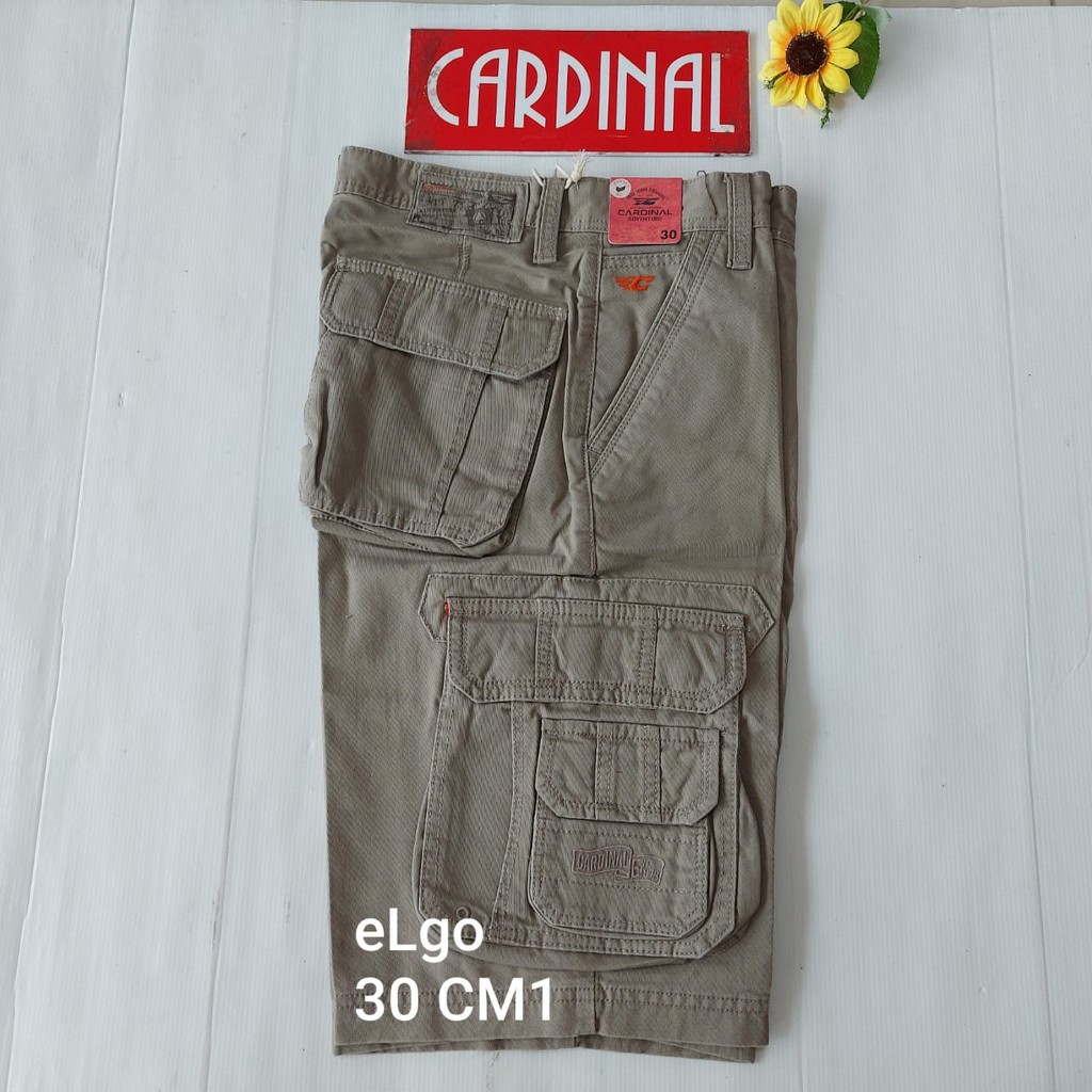 BB 30-CM KPL CARDINAL KEMPOL CASUAL Celana Pendek Kempol Fashion Pria Brand Kekinian