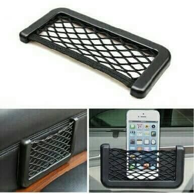 TBI Jala Kantong Tambahan Handphone Small car net bag - Holder Jaring Mobil