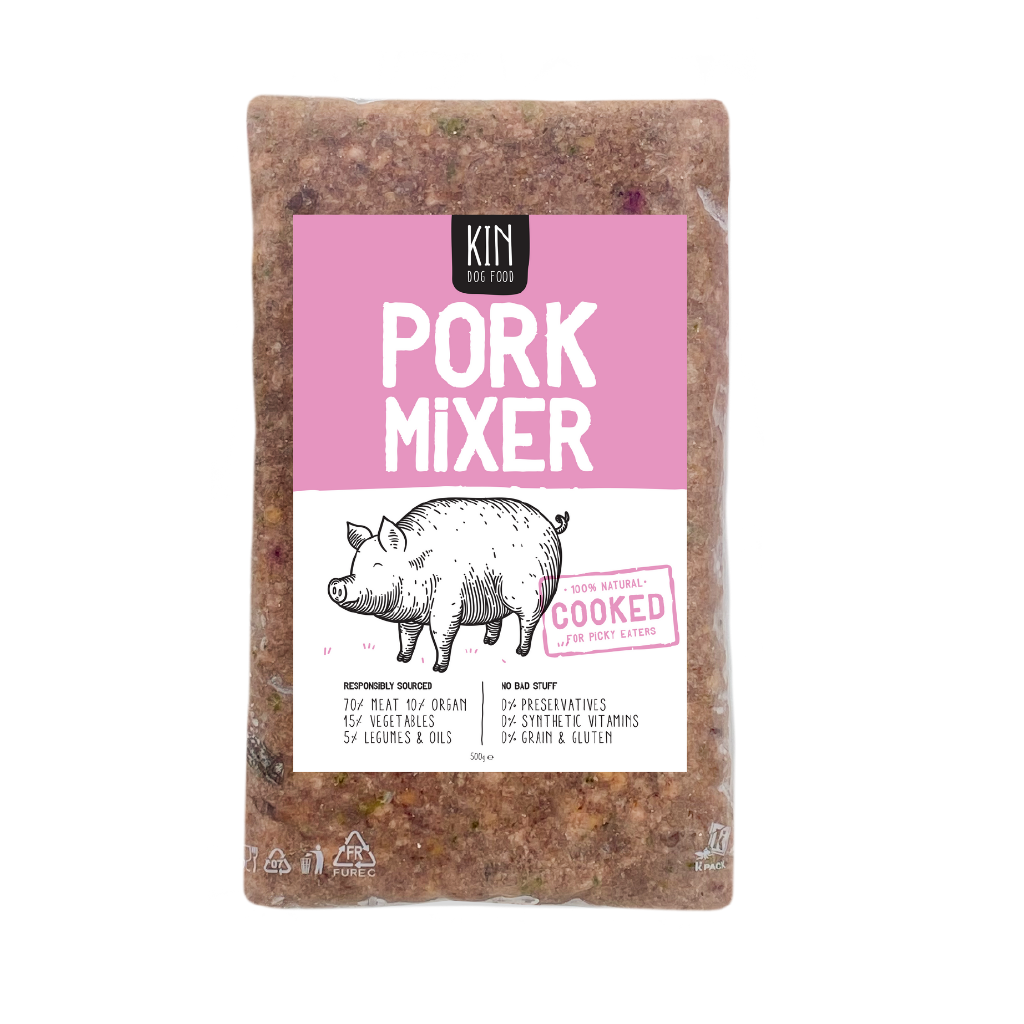 

KINDOGFOOD Makanan Anjing MIXER Pork 500gr