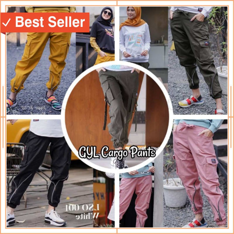 PROMO CEPAT KIRIM CELANA WANITA MODERN ORI / GYL PANTS CARGO ORIGINAL