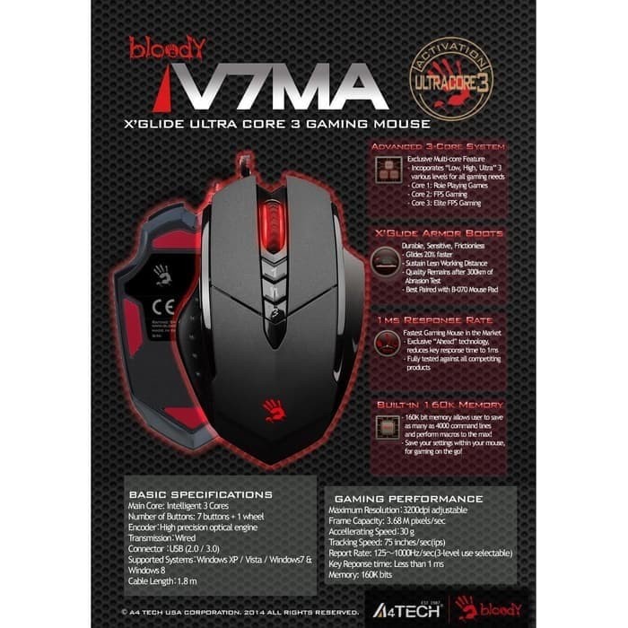 Bloody Gaming Mouse V7MA Gaming