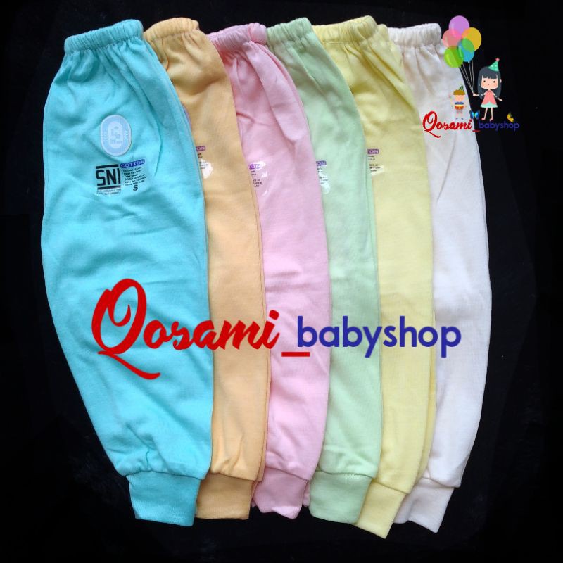 L - MOM 3 pcs Celana Panjang Polos Warna Uk S,  M,  L,  XL SNI