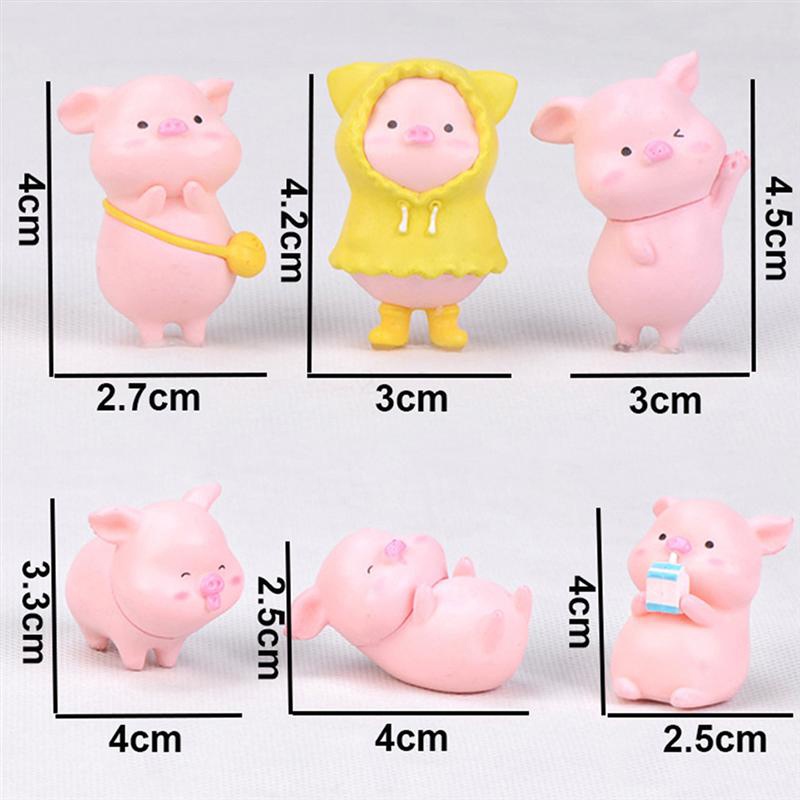 1pc Mainan Boneka Babi Lucu Untuk Dekorasi Meja