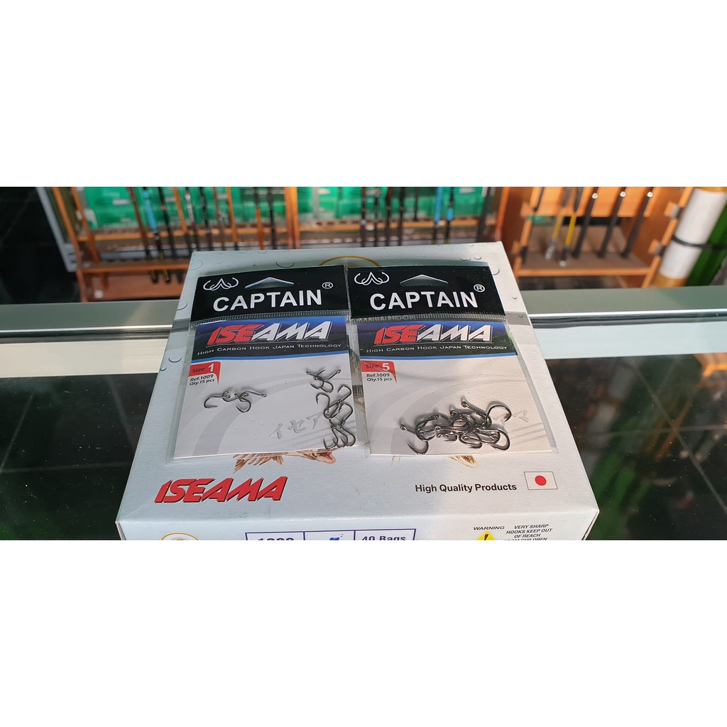 Mata Kail Captain Isema 1009 Bahan Carbon Asli Original 100%