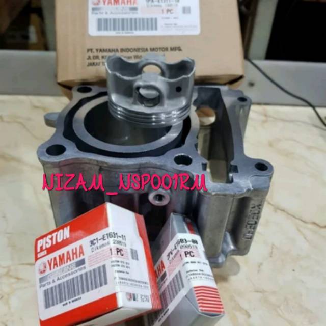 BLOK SEHER BORING PISTON KIT VIXION OLD NVL 100%ASLI ORIGINAL YGP