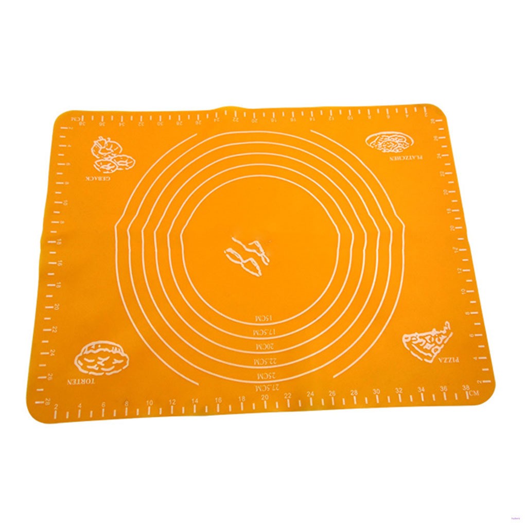 [READY STOCK] Silicone Baking Mat Flour Rolling Scale Mat Kneading Dough Pad Baking Pastry Rolling Mat Bakeware Liners