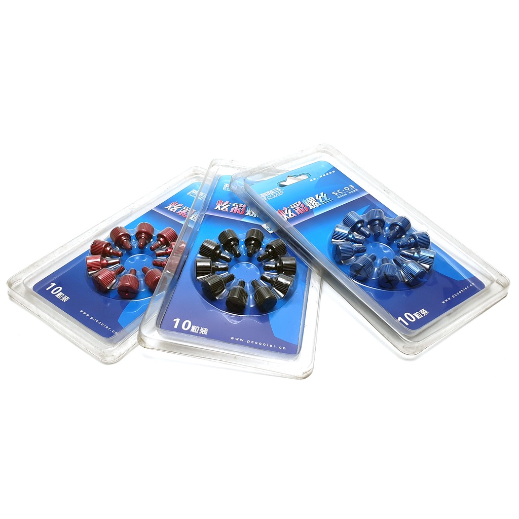 PCCooler SC-03 / B04 Thumbscrew Blue (10pcs/pack)