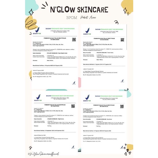 N'glow Skincare Paket Lengkap || Bedak N'glow || Serum N'glow PROMO!!!!