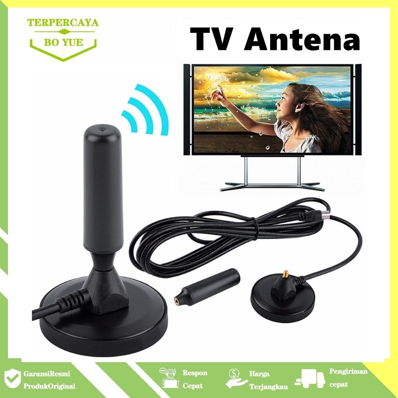 1080P HDTV Antenna Booster Portable Indoor Digital TV Antennas HDTV DTMB HD ATSC TV Antenna ISDB Set-Top Box Antenna ANTENA STICK TV-HIGH GAIN Untuk Indoor Dan Outdoor