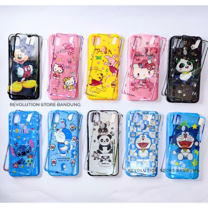 Silikon Hp Xiaomi Redmi 9C Motif Karakter Doraemon Hello Kitty Keroppi Mickey Minnie Mouse Panda Sti