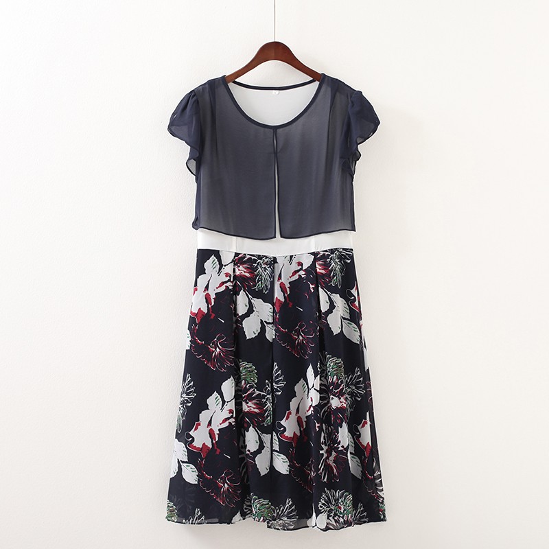 IDR-18 import korean casual floral dress korea high quality japan casual wanita