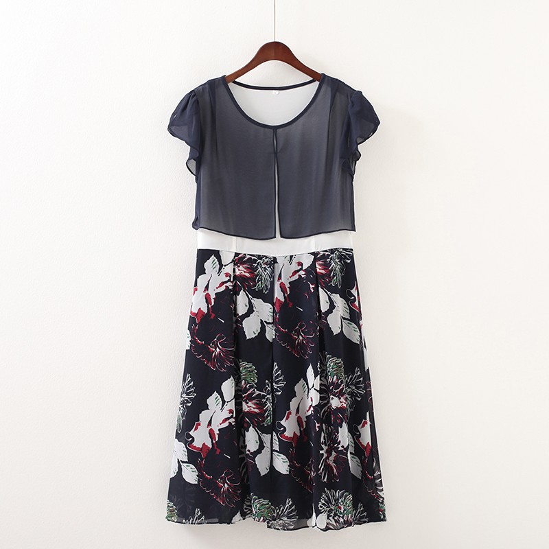 IDR-18 import korean casual floral dress korea high quality japan casual wanita