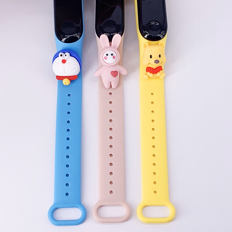 Tali Strap Mi Band 7 6 5 4 3 Kartun Boneka Gelang Xiaomi MiBand Lucu &amp; Imut Hematacc