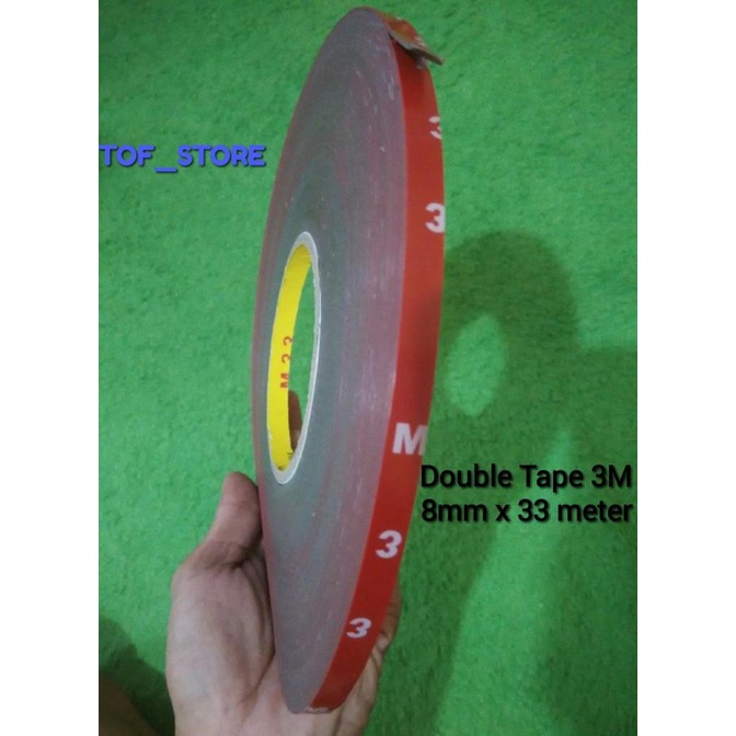 

Double Tape 3M 8mm x 33 meter murah meriah CUCI GUDANG