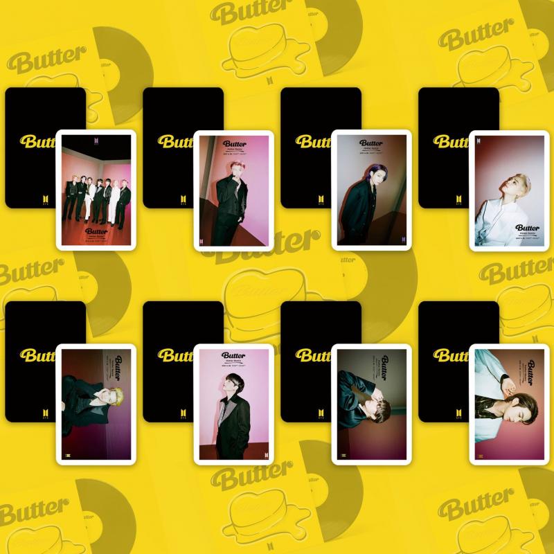 55pcs / Set Kartu Foto Album BTS Butter LOMO HD