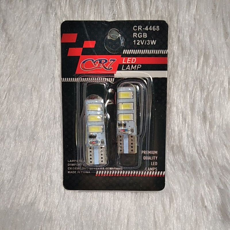 Lampu cumi kota jelly kedip flash 6 mata warna putih