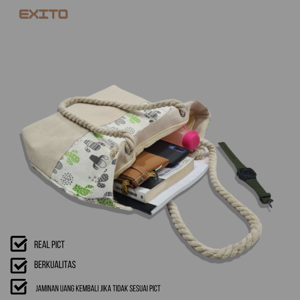 Tas Tote-Tas Wanita-Totebag-totebag import-tasmultifungsi-tas kanvas-tas cewek kanvas-tas katun