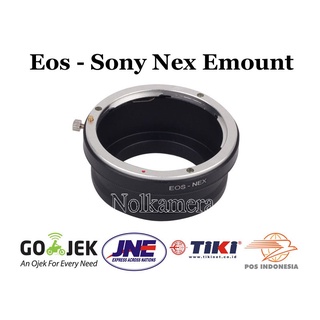 Adapter Lensa Canon Eos To Sony NEX E-Mount Nex A6000 A5000 A7 A7S Nex5 Nex6 Dll