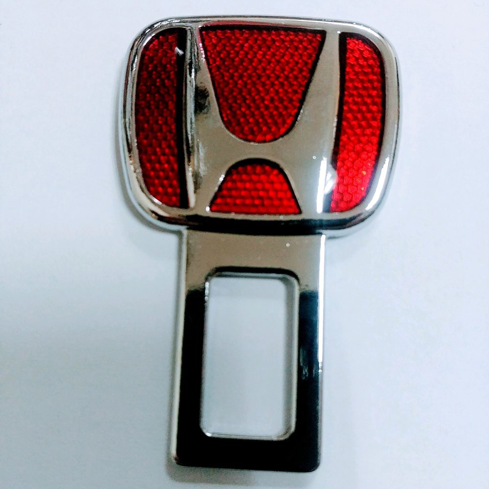colokan alarm ANTI bunyi safetybelt seatbelt buzz buzzer logo honda merah UNIVERSAL