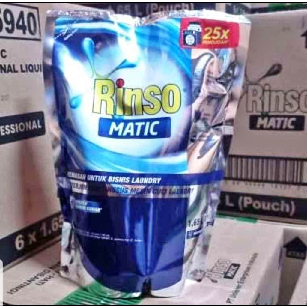 Rinso Matic Detergent Liquid 1.65L