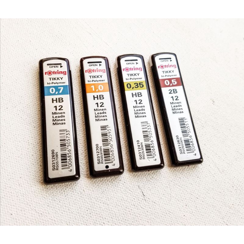 

ROTRING TIKKY HI POLYMER FIBE PENCIL LEAD ISI PENSIL PILOT MEKANIK