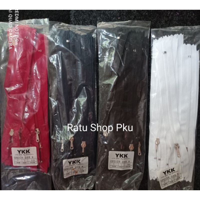 Resleting Sleting Ykk Rok Celana YKK 7 inch kepala besi