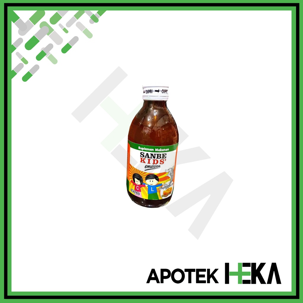 Sanbe Kids Emulsion 200 ml - Sirup Minyak Ikan Kod (SEMARANG)