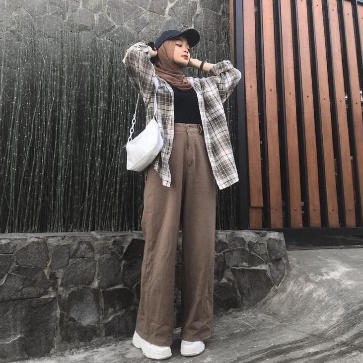 Highwaist Kulot Linen Permium Laura Slim Kulot Highwaist / Kulot Linen ▫ Njk31au22w