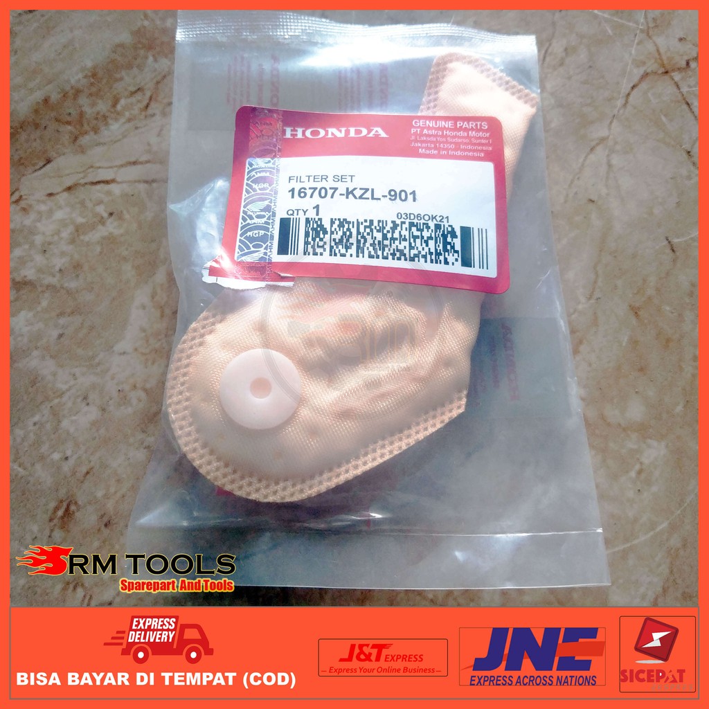 FILTER SET SARINGAN BENSIN FUEL PUMP ORIGINAL HGP HONDA BEAT FI-VARIO-SCOOPY FI GENUINE 16707KVB931
