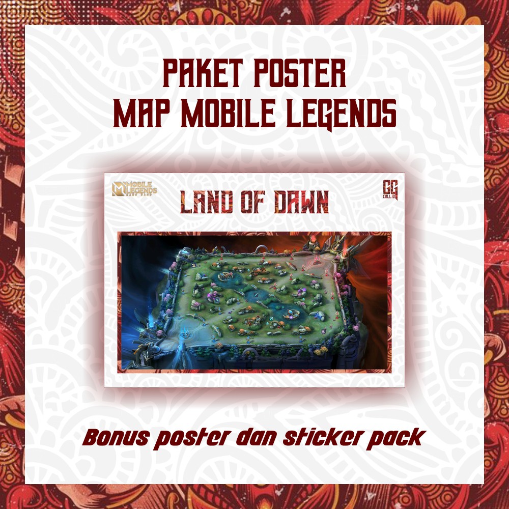 Paket Map Mobile Legends Land Of Dawn Shopee Indonesia