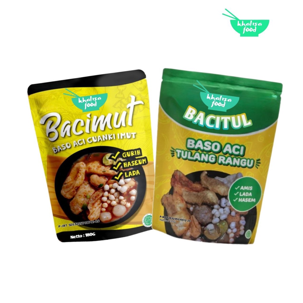 

Khalisa Food - Paket Bakso Aci (Bacitul + Bacimut)