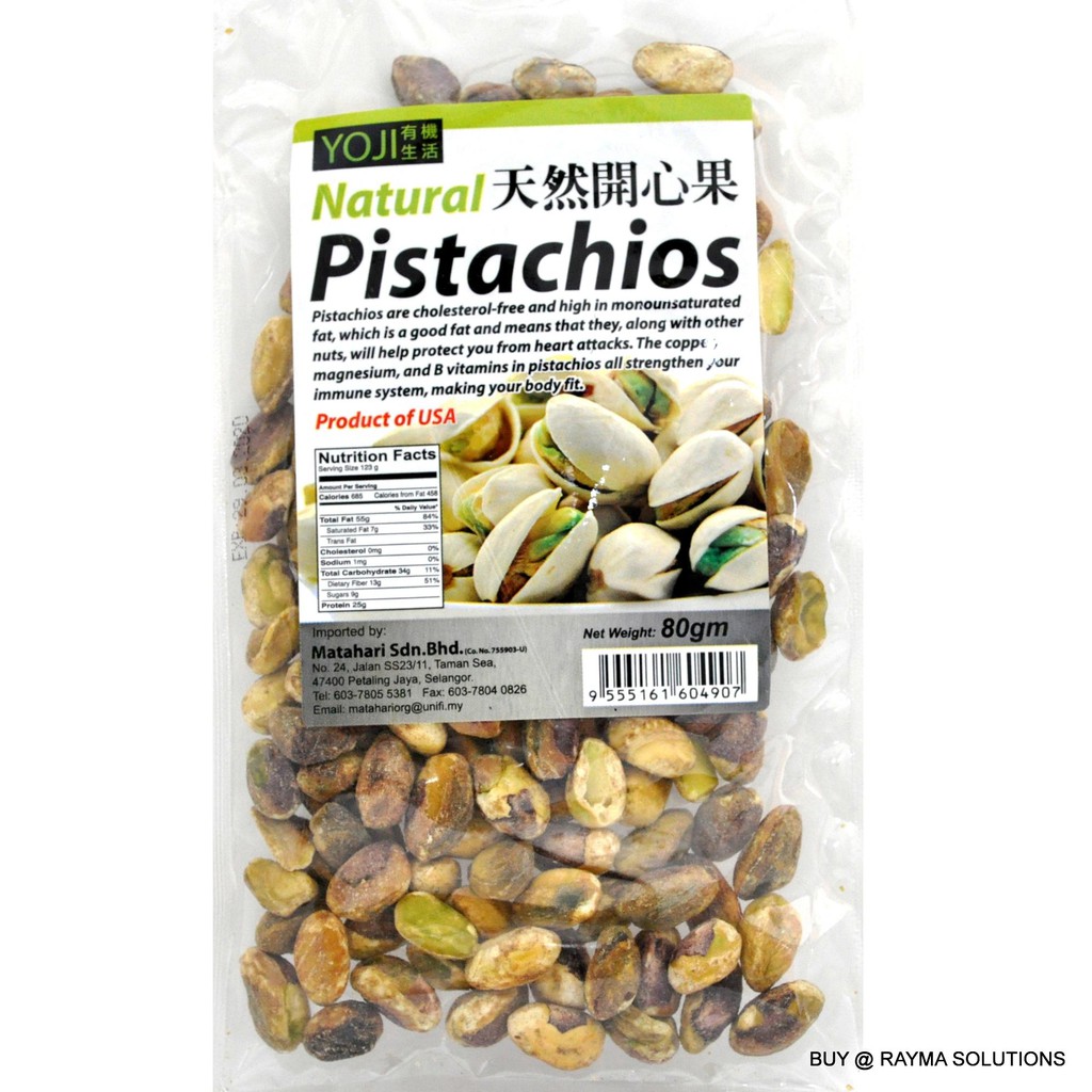 

Natural Pistachios 80g