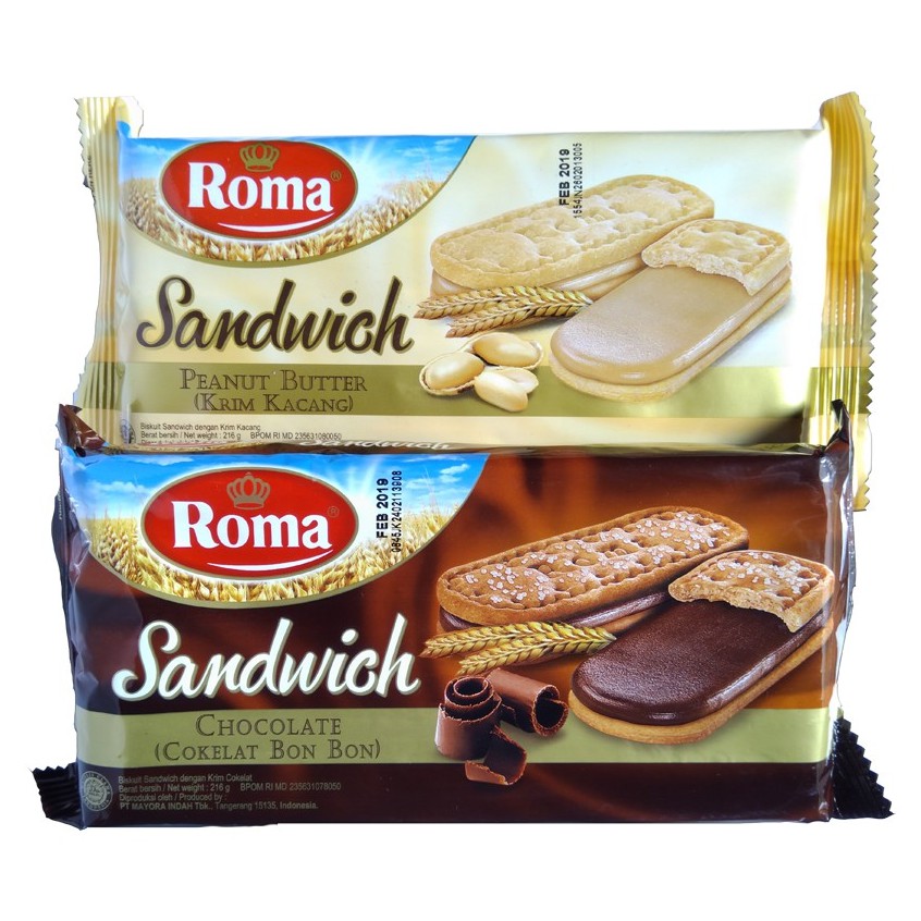 

ROMA Sandwich Chocolate / Peanut Butter 215g