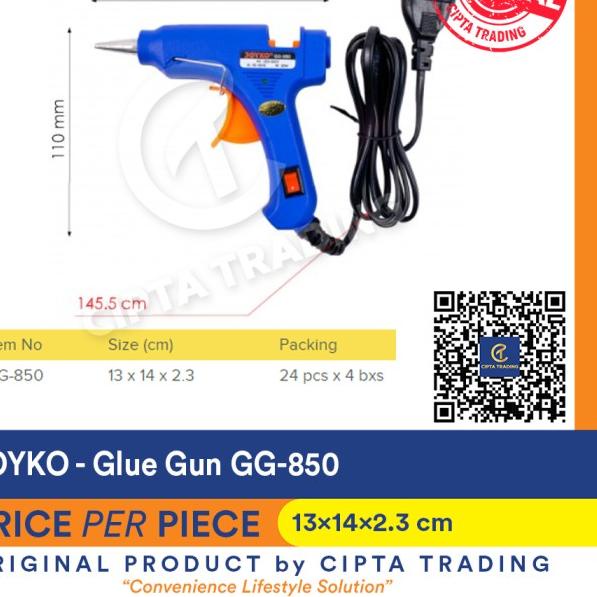 

♦ Glue Gun - Joyko - 20 Watt (GG-850) ✫