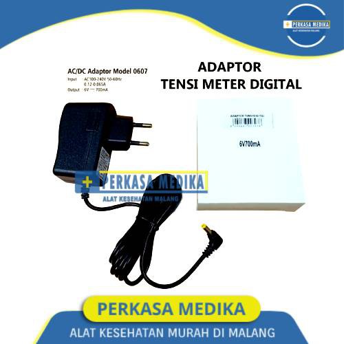 Original Adaptor Tensi Digital 6V700mA Tensimeter Onemed Omron Perkasa Medika Malang Exp Baru