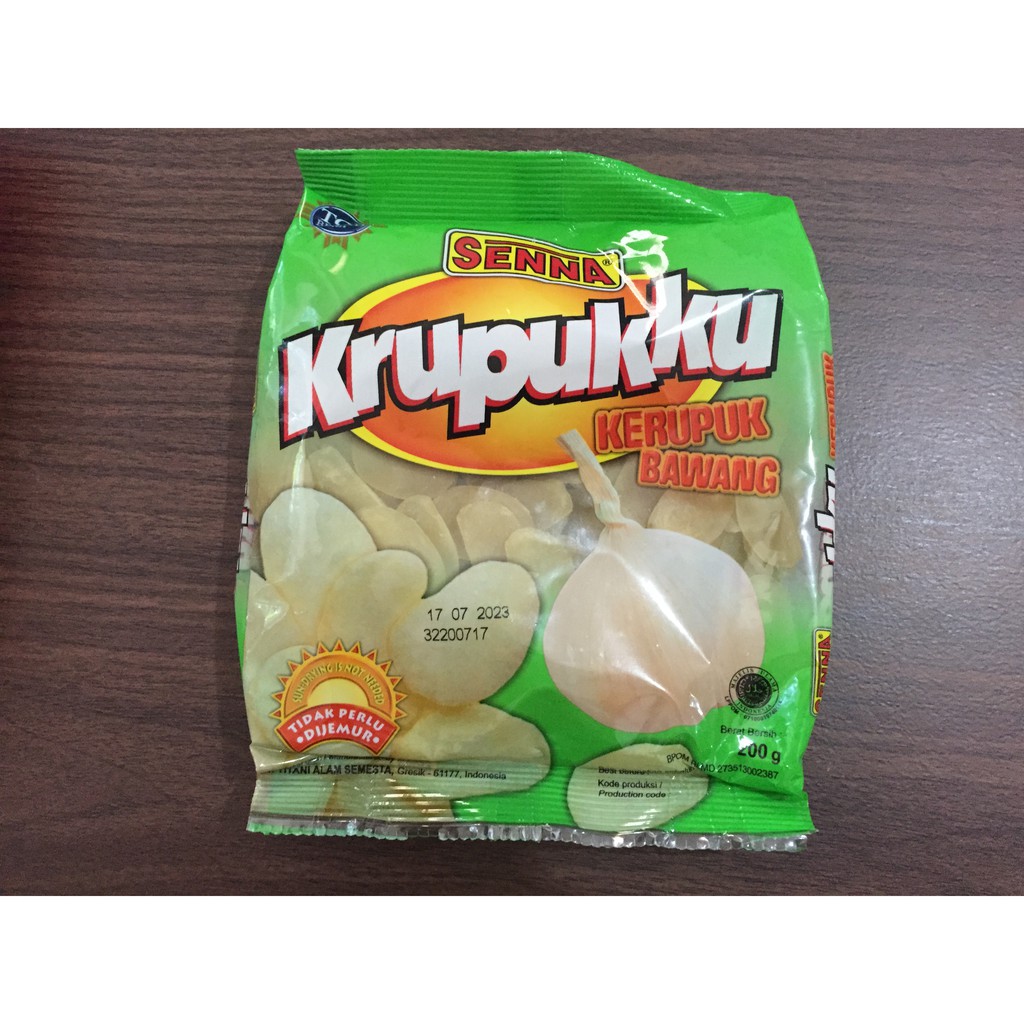 

Senna Krupukku Kerupuk Bawang 200gr Merk "SENNA