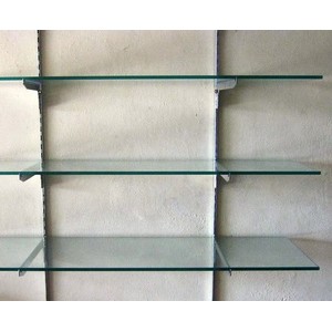 Rak Bracket kaca tempel dinding 3 tingkat