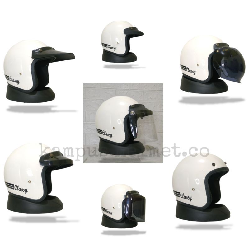 Helm bogo retro motif classic bogo dewasa SNI