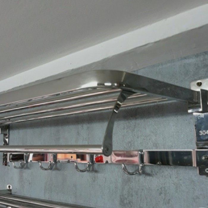 Gantungan/Rak Handuk Stainless 70cm