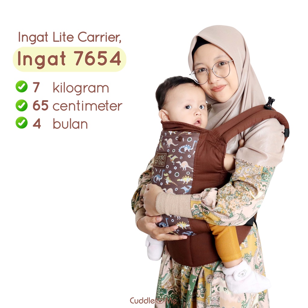 [FREE GIFT] Cuddle Me Lite Carrier / Gendongan Bayi SSC CuddleMe Ergonomis