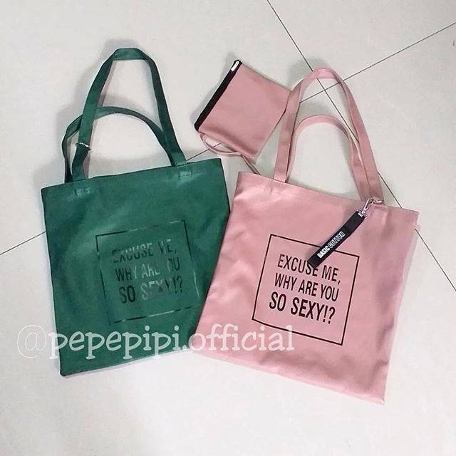 Tote Bag Excuse Me - Besar