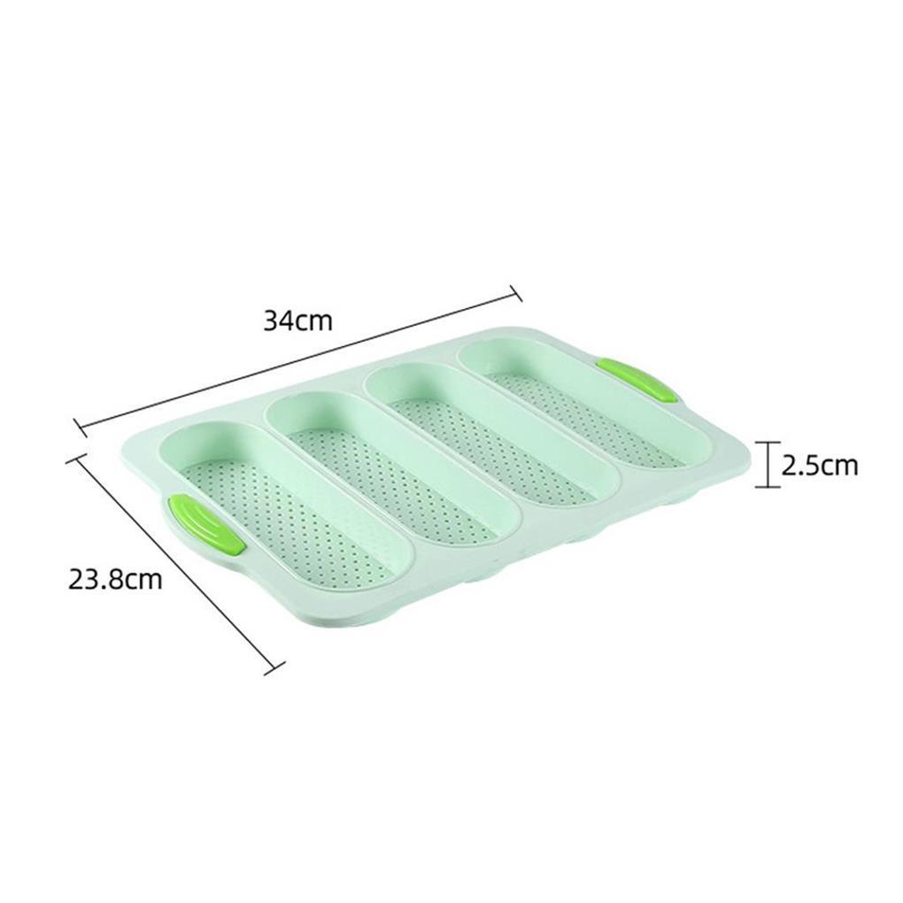 Cetakan Roti Baguette Perancis Bahan Silikon Anti Lengket