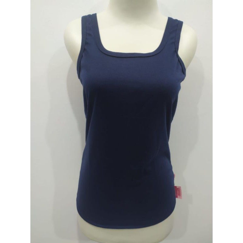 Tanktop wanita tali besar /Singlet wanita premium#Tanktop Jumbo Virtus#Promo-Navy