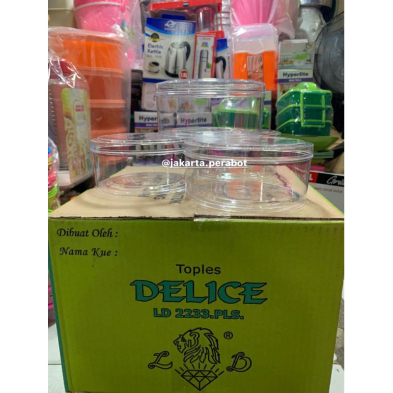 Delice-Toples Kue Kering / Toples Nastar / Toples Mika / Toples Kue Lebaran ( 450 gram )