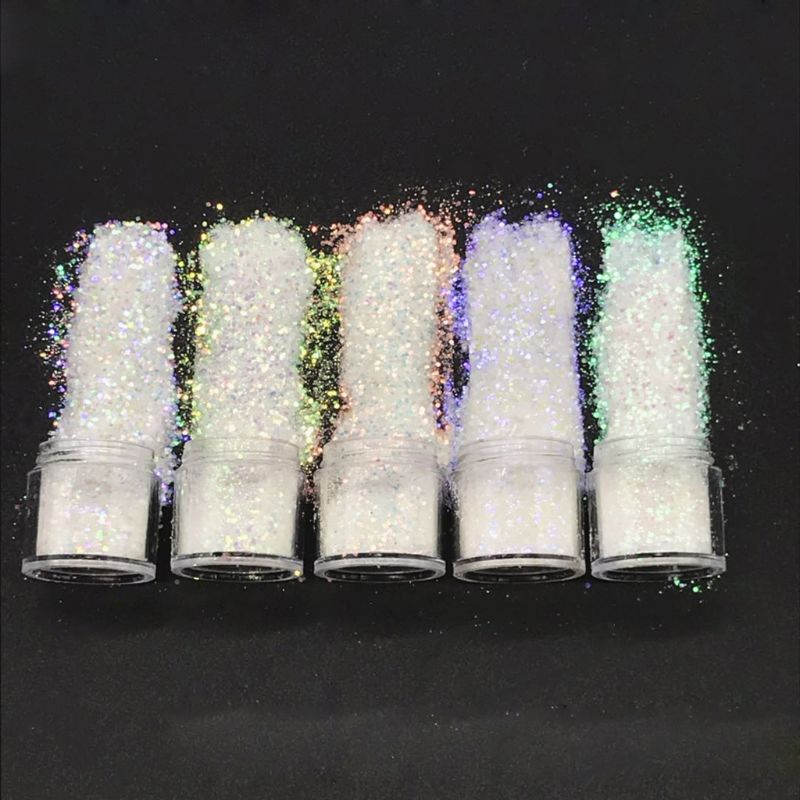 Siy Pigmen Resin Sequin Glitter Aurora 1mm 5 Warna 10ml Untuk Membuat Perhiasan