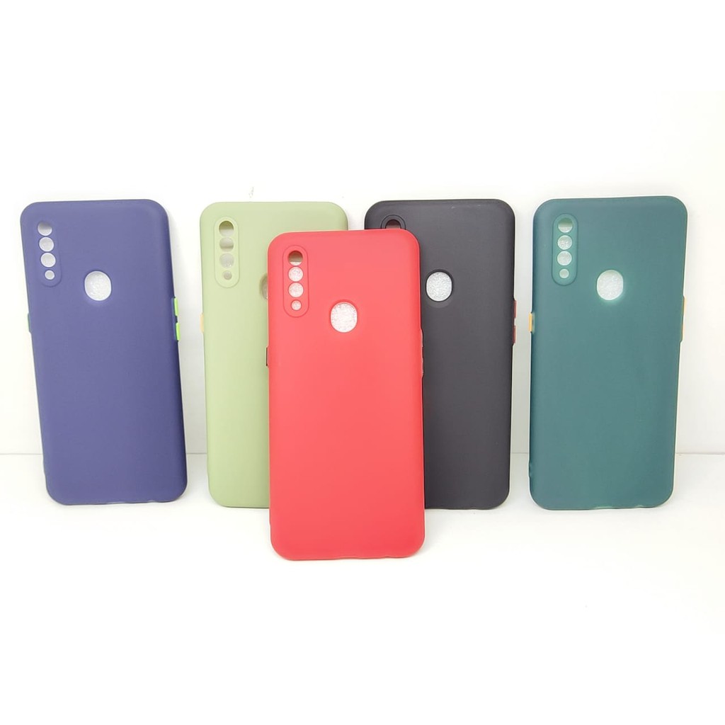 SMPC TPU Oppo A31 2020 6.5 inchi SoftCase Macaron Protection Camera inch SoftCase Macaron Protection